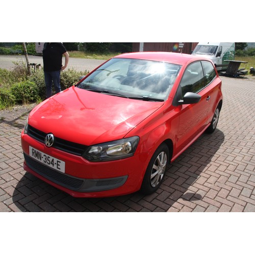 44 - RMN354E
Red Volkswagen Polo S 60 3dr 1198cc
First Registered 22.01.2011
Approx 31,000 miles
Petrol M... 