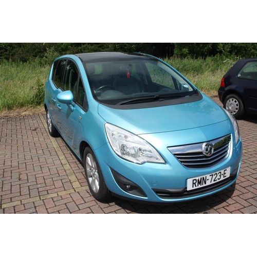 63 - RMN723E
Vauxhall Meriva 1.4 SE 
First Registered 28.02.2011
Approx 98,000 miles
Manual Petrol 
Taxed... 