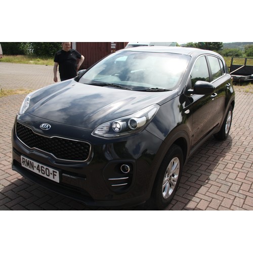 81 - RMN460F
Black Kia Sportage 1591cc
First Registered 26.05.2017
Approx 55,000 miles
Manual Petrol
Taxe... 