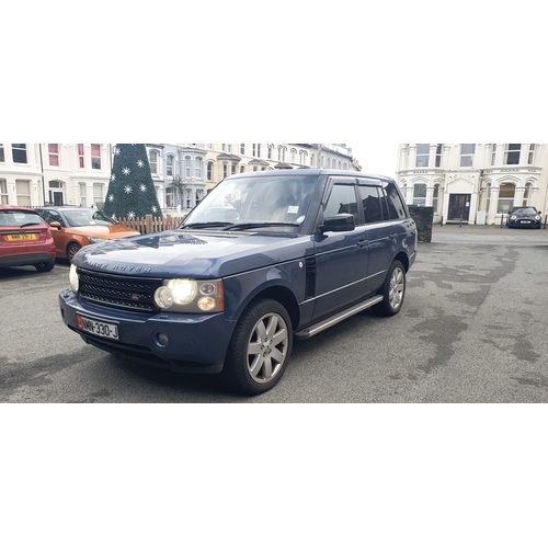 89 - NMN330J
Blue Range Rover Vogue SE 3628cc
First Registered 04.01.2008
Approx 91,000 miles
Auto Diesel... 