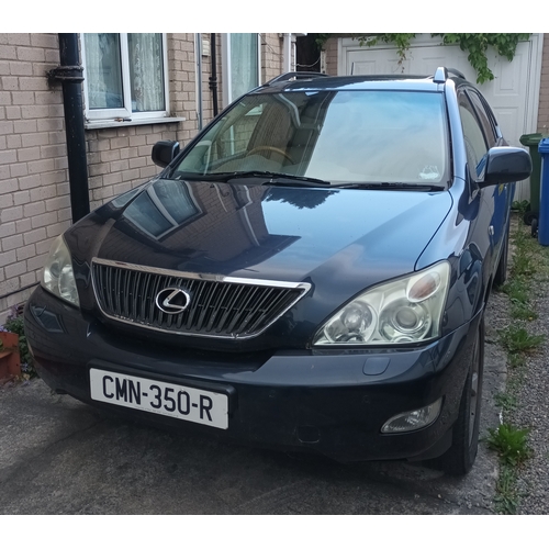 9 - LOT AMENDED
CMN350R
Lexus RX350 3.5 V6 272 bhp
First Registered 23.11.2006
Approx 139,000 miles
AUTO... 