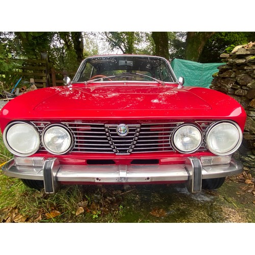 34 - Requires registration
Red Alfa Romeo GTV 2000 type 105 1962cc
First Registered 15.01.1975
Approx mil... 