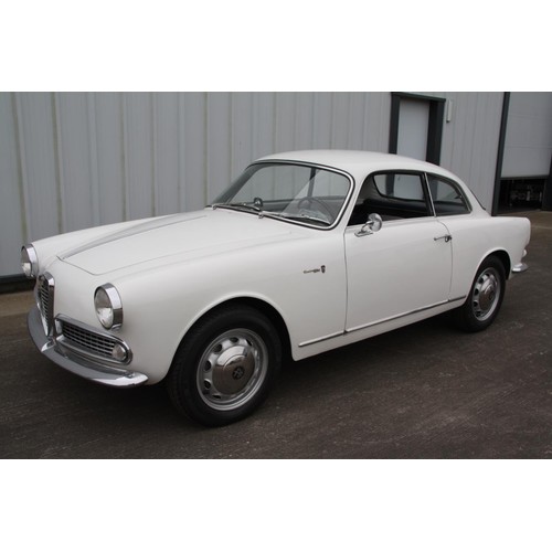 35 - UK REGISTERED
103 XVD
White Alfa Romeo Giulietta Sprint - left hand drive
Manufactured 1961
Approx 4... 