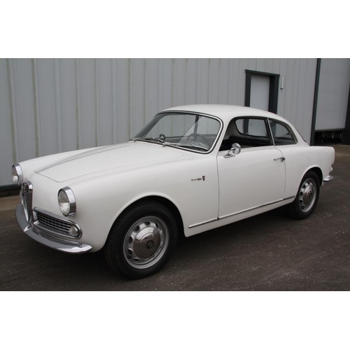 35 - UK REGISTERED
103 XVD
White Alfa Romeo Giulietta Sprint - left hand drive
Manufactured 1961
Approx 4... 