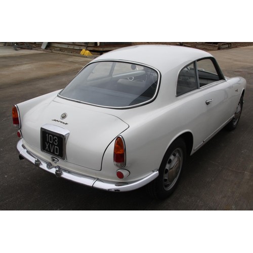 35 - UK REGISTERED
103 XVD
White Alfa Romeo Giulietta Sprint - left hand drive
Manufactured 1961
Approx 4... 