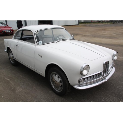 35 - UK REGISTERED
103 XVD
White Alfa Romeo Giulietta Sprint - left hand drive
Manufactured 1961
Approx 4... 