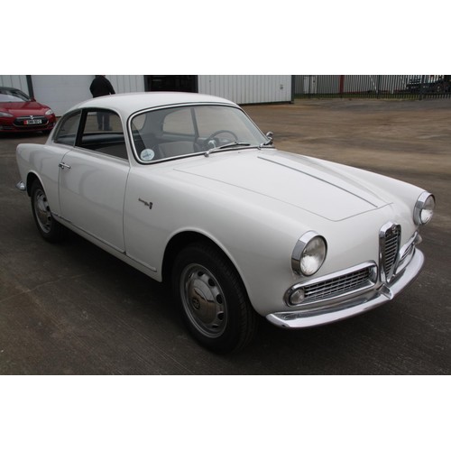 35 - UK REGISTERED
103 XVD
White Alfa Romeo Giulietta Sprint - left hand drive
Manufactured 1961
Approx 4... 