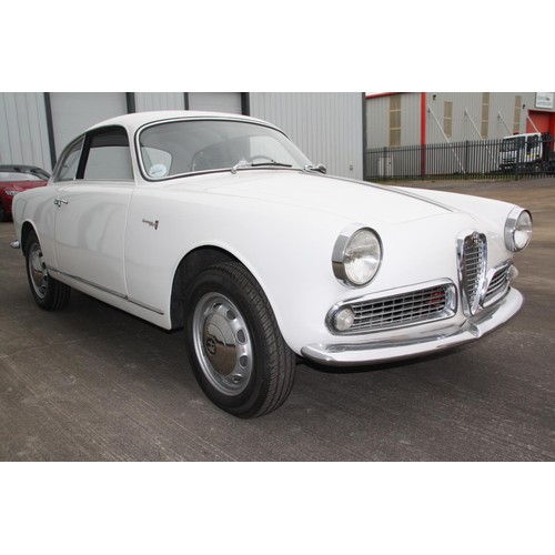 35 - UK REGISTERED
103 XVD
White Alfa Romeo Giulietta Sprint - left hand drive
Manufactured 1961
Approx 4... 