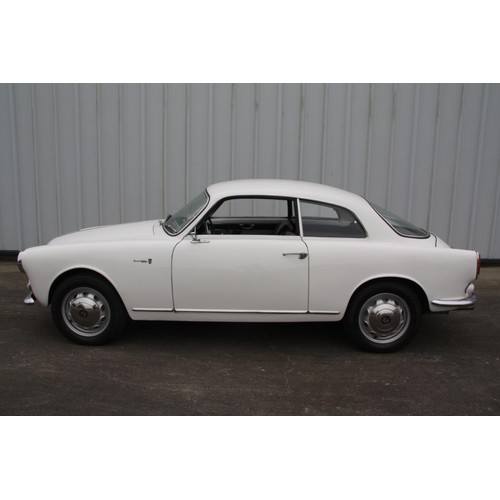 35 - UK REGISTERED
103 XVD
White Alfa Romeo Giulietta Sprint - left hand drive
Manufactured 1961
Approx 4... 