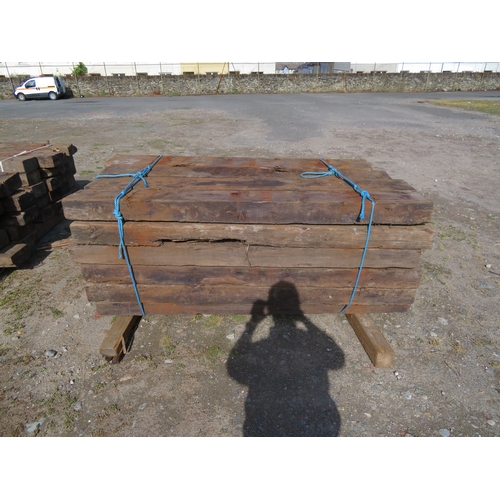 92 - 40 creosote treated Railway sleepers
Length 1.8m width 22.5cm Depth 11.5cm
All sleepers are in vario... 