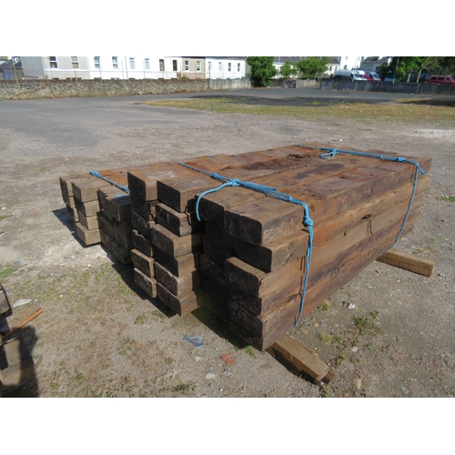 92 - 40 creosote treated Railway sleepers
Length 1.8m width 22.5cm Depth 11.5cm
All sleepers are in vario... 