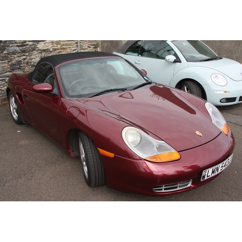 128 - LMN543J
Red Porsche Boxster 2500cc
First Registered 07.12.1998
Approx 70,589 miles
Manual Petrol
New... 