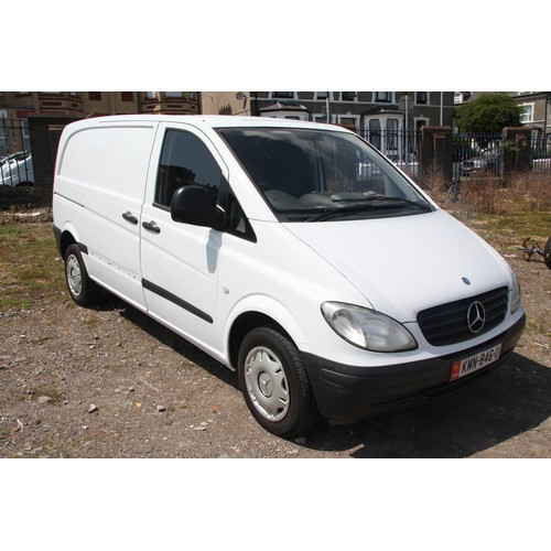 46 - KMN846U
Mercedes Vito 109 CDI 2148cc
First Registered 27.06.2008
Approx 147,000 miles
Manual Diesel
... 