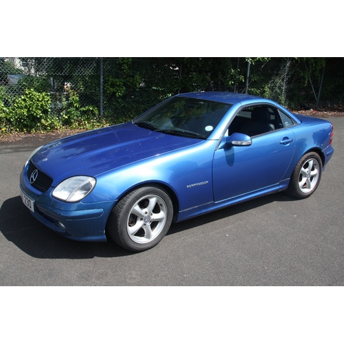 133 - UMN230
Blue Mercedes SLK 230
First Registered 24.04.2002
Approx 87,000 miles
Manual Petrol
Good serv... 