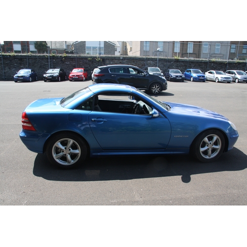 133 - UMN230
Blue Mercedes SLK 230
First Registered 24.04.2002
Approx 87,000 miles
Manual Petrol
Good serv... 