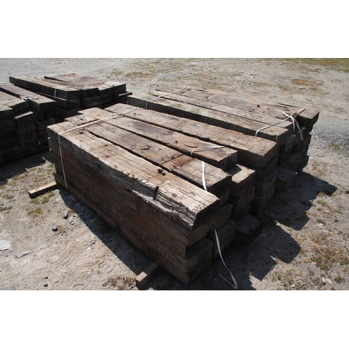 134 - 40 creosote treated Railway sleepers
Length 1.8m width 22.5cm Depth 11.5cm
All sleepers are in vario... 