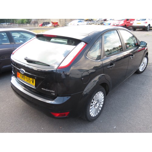 4 - KMN615M
Black Ford Focus Titanium 1798cc
First Registered 23.06.2010
Approx 100,497 miles
Manual Pet... 