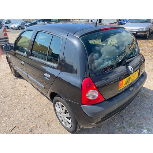 17 - JMN177T
Black Renault Clio Expression 1.4L
First Registered 11.08.2005
Approx 68,000 miles
Auto Petr... 