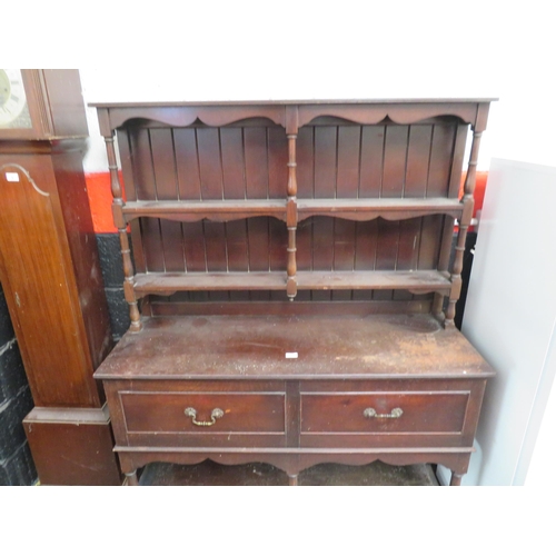 5 - Dresser with two drawers and shelf to base