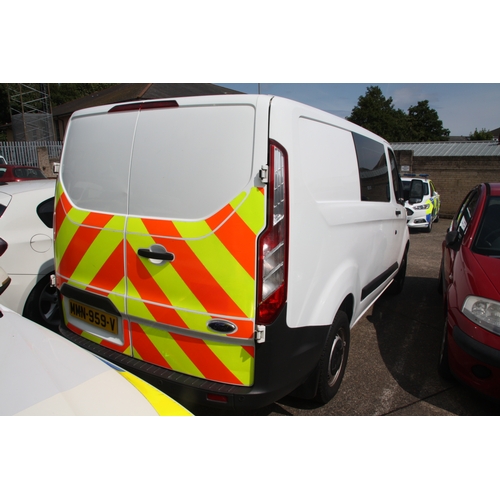 21 - MMN959V
White Ford Transit Custom Van
First Registered 19.05.2017
Approx 132,445 miles
Manual Diesel... 