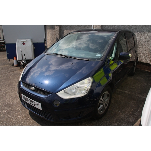 22 - !AMENDED LOT!
HMN292Y
Ford S-Max 2521cc
First Registered 28.06.2007
Approx 116,896 miles
Manual Petr... 