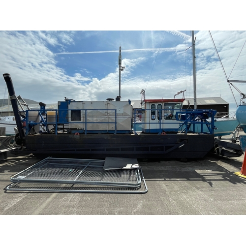 44 - May Queen
Versi Dredge 4010 Suction dredger
Circa 2004
Length 11.5m (without disharge pipe), Breadth... 