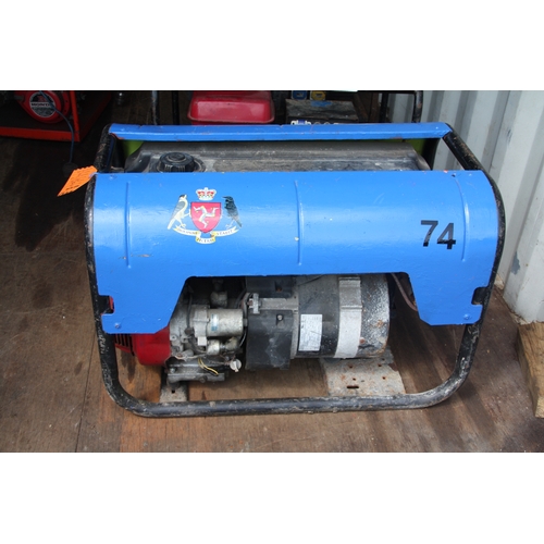 65 - Pramac S8000 generator
End of life asset
VAT ON HAMMER @ 20%