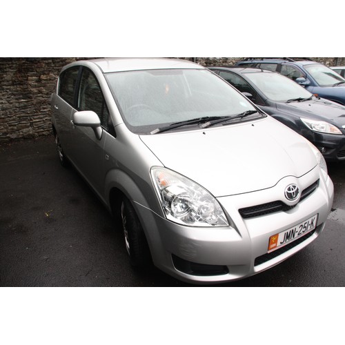 29 - JMN251K
Silver Toyota Verso 2231cc
First Registered 15.08.2008
Approx 121,717 miles
Manual Diesel