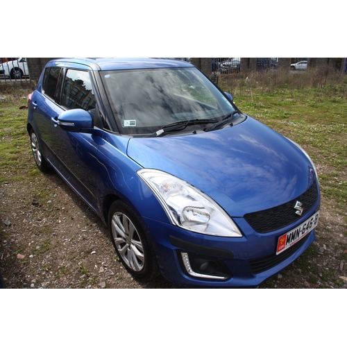 124 - MMN646B
Blue Suzuki Swift SZ4 1242cc
First Registered 19.08.2015
Approx 27,945 miles
Manual Petrol