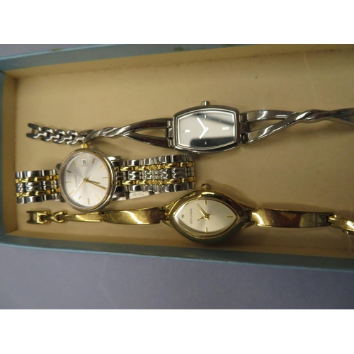 61 - Three ladies wrist watches - TISSOT, SECONDA & ACCURIST