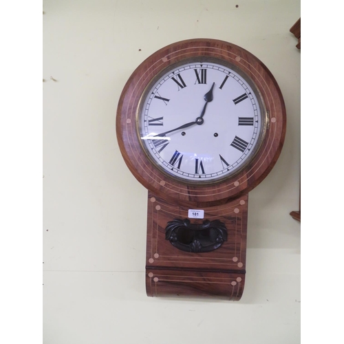 181 - Circa 1900 American clock fitted with new movement