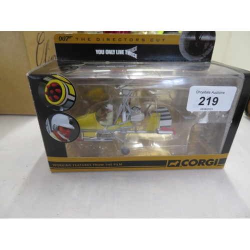 219 - A '007 You Only Live Twice' Girocopter (boxed and unopened)