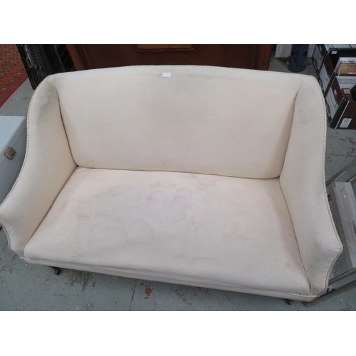 122 - Vintage two seater settee (needs new covers)