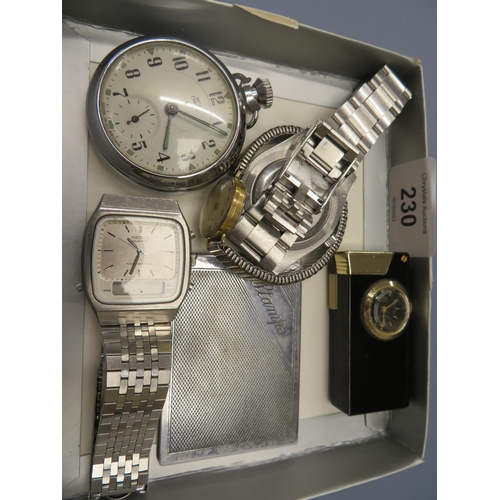 250 - A collection of ladies' and gents watches including some replicas