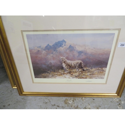 316 - Two signed David Shepherd prints