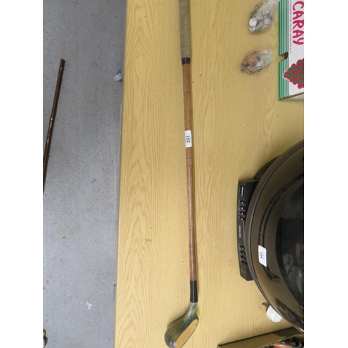 293 - Hickory shafted Fred Perry putter