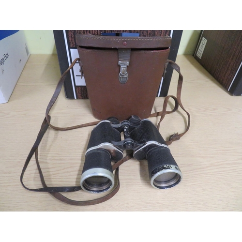 304 - Pair of USSR 7x50 binoculars - cased