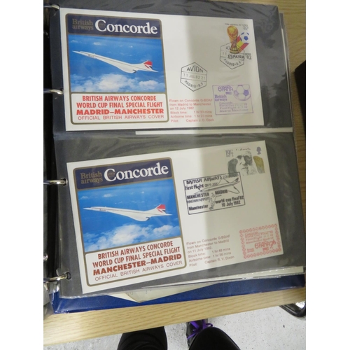 310 - Album of First Day Covers including Concorde, Dan-Air etc