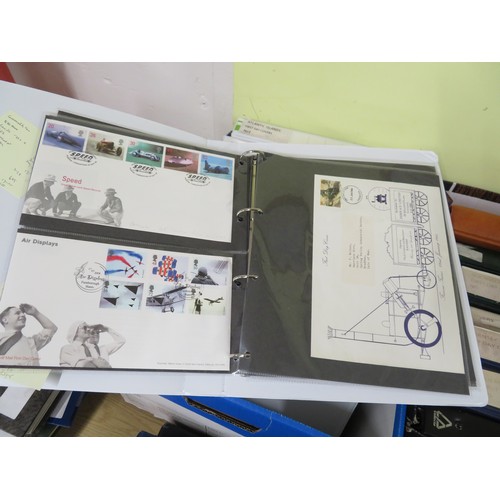 313 - Nine albums of First Day covers including Europe, Africa, Americas etc