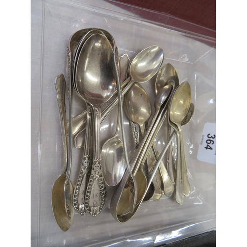 364 - Collection of silver tea and coffee spoons from 1875 and later, 12ozt