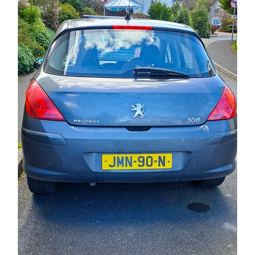 16 - JMN90N
Peugeot 308 1.6 HDi Sport
First Registered 30.01.2008
Approx 125,000 miles
Manual Diesel
two ... 