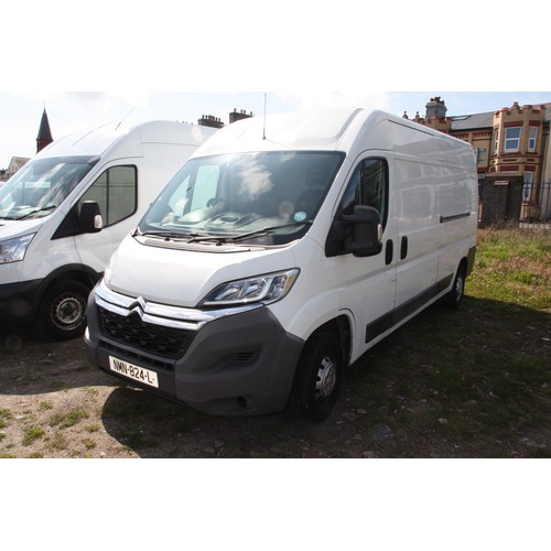 19 - NMN824L
Citroen Relay 35 L3H2 Enterprise DHi 2.2 panel van
First Registered 30.09.2014
Approx 116,00... 