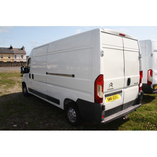 19 - NMN824L
Citroen Relay 35 L3H2 Enterprise DHi 2.2 panel van
First Registered 30.09.2014
Approx 116,00... 