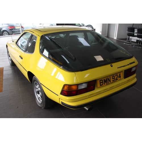 39 - BMN924
Yellow Porsche 924
First Registered 05.01.1978
Approx 96764 miles showing
Manual Petrol