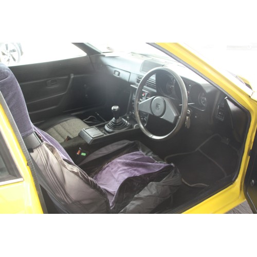 39 - BMN924
Yellow Porsche 924
First Registered 05.01.1978
Approx 96764 miles showing
Manual Petrol