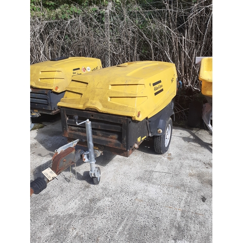 46 - Atlas Copco XAS67PE Compressor
circa 2005
Approx  1693 hours
ENGINE SIEZED
VAT ON HAMMER @ 20%