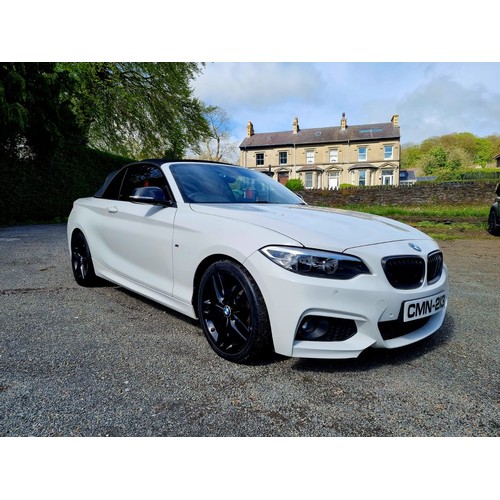 20 - RMN225F
White BMW 220D M Sport Convertible
First Registered 10.11.2015
Approx 94,000 miles
Auto Dies... 