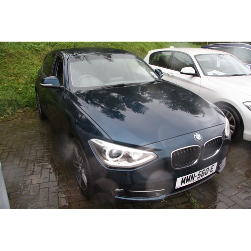 21 - MMN560E
Blue BMW 116I Sport 1598cc
First Registered 09.02.2015
Approx 32,189 miles
Manual Petrol