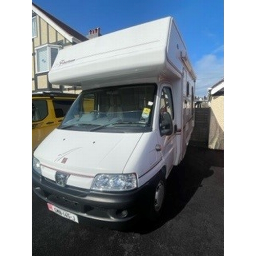 57 - GMN145J
Peugeot Boxer Firestorm Eldis Campervan MWB
First Registered 11.07.2003
Approx 46,492 miles
... 