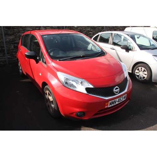 60 - MMN463M
Red Nissan Note Visia 1461cc
First Registered 16.09.2016
Approx 35,465 miles
Manual Diesel
R... 